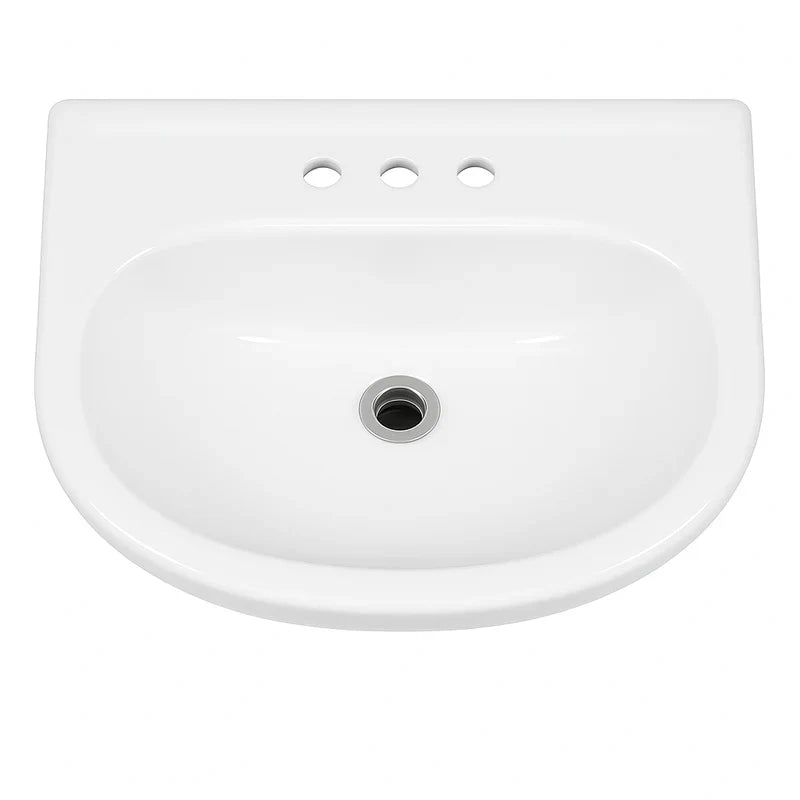 Lavabo De Pedestal Comfort Blanco Pm6328