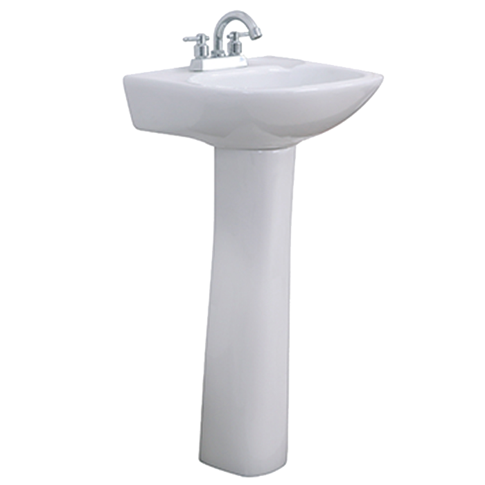 Lavabo De Pedestal Comfort Blanco Pm6328