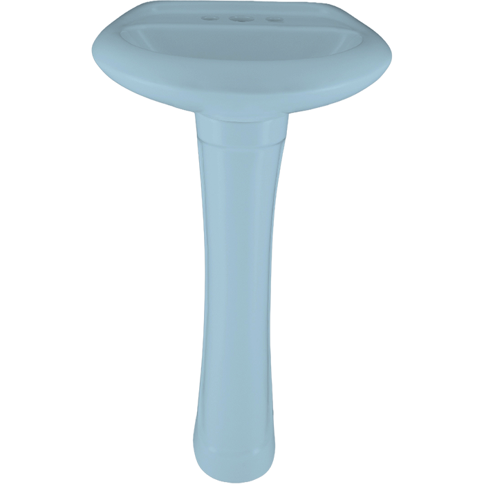 Lavabo y Pedestal Dinastía Azul Cielo