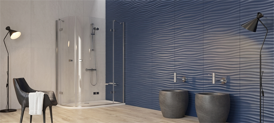 Recubrimiento Daytona Azul Estruc 30X60 Rect (precio por metro)
