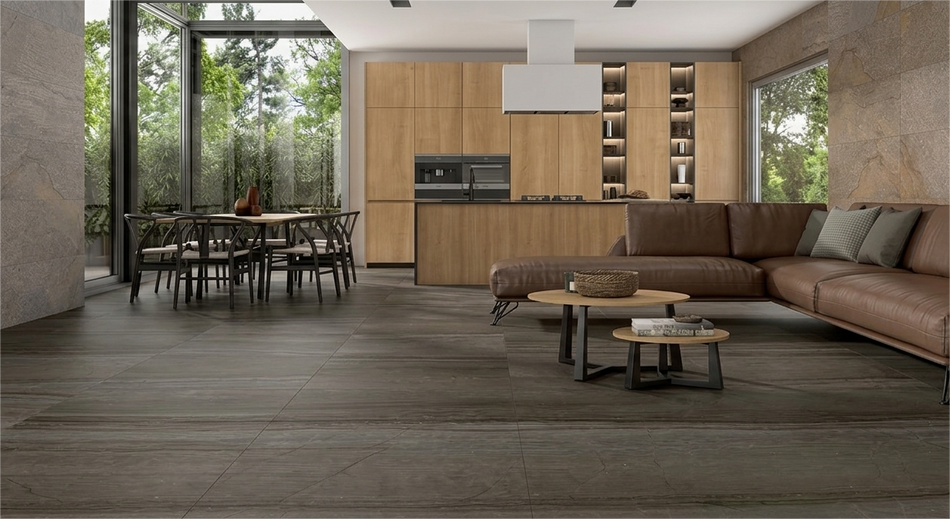 Piso Supergres Rect Lombardi Taupe 45x90 (precio por caja)