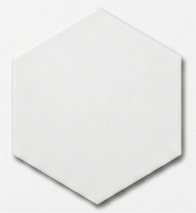 Porcel Hexagon Rect Carrollton White 23.2x26.7 0.84mt (precio por metro)