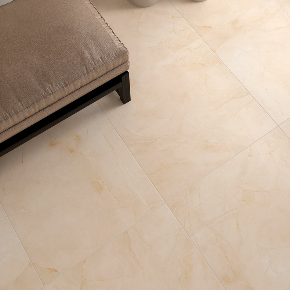 Piso Porcelanico Bruni Avorio Mt 59.5 X 59.5 Rect (precio por caja)