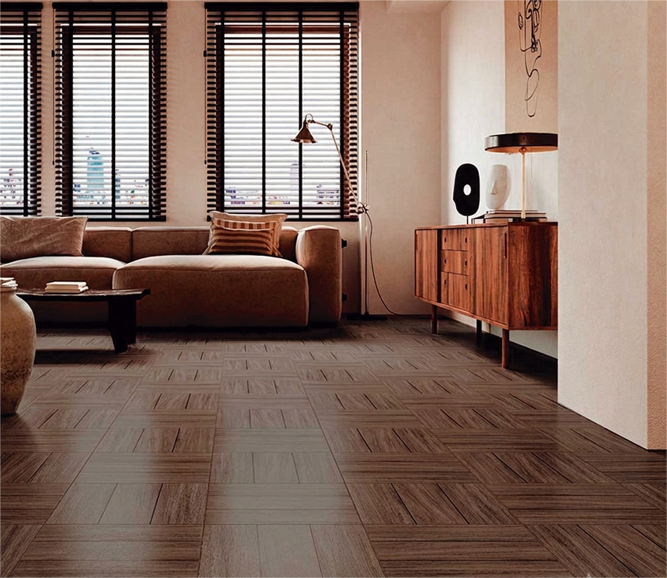 Piso Cerámico Realwood Fd Nogal 36X36 Cm Lamosa Cobertura: 2.01 M² Por Caja Pq6040, (Precio Por Metro)