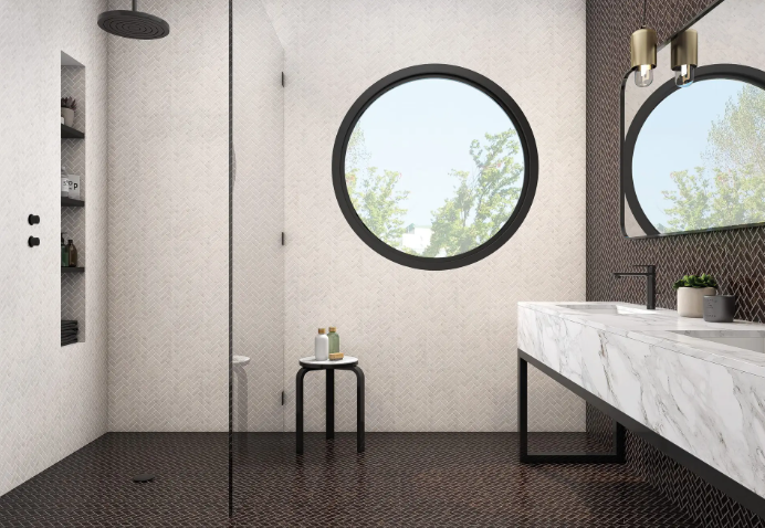 Piso Akali Fd Negro 20x20 1.5mt Lakalfd12aw (precio por metro)