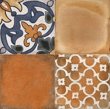 Piso Cotto Malva Mix Fd 33x33 Lcotomx1n0d (precio por caja)