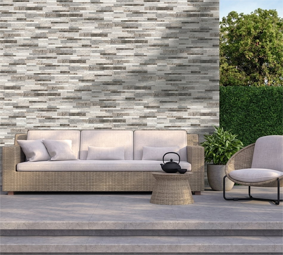 Muro Copper Stone Fd Mix Gris 25X75 1.68Mt Lcopsto17Ai (precio por metro)