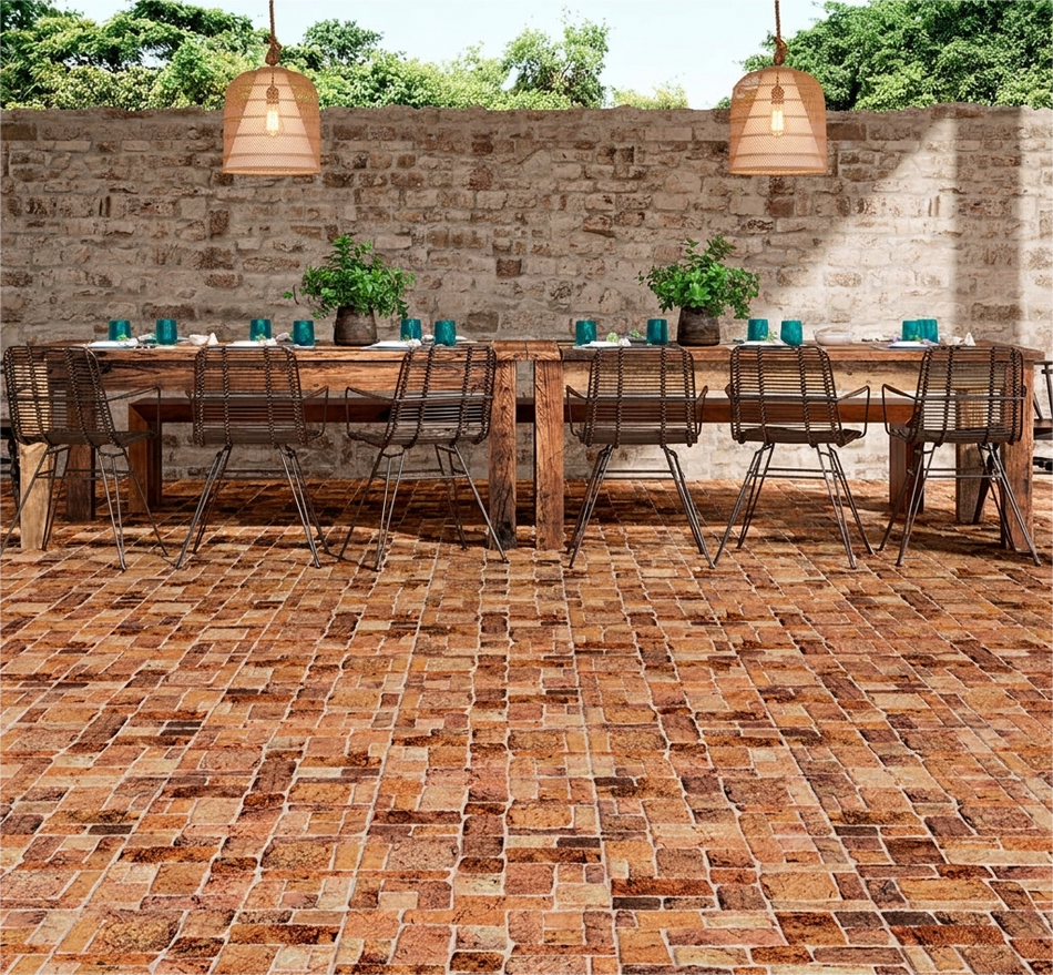 Piso Rocce Fd Mix 44x44 1.92mt Lrocnue14hx (precio por metro)