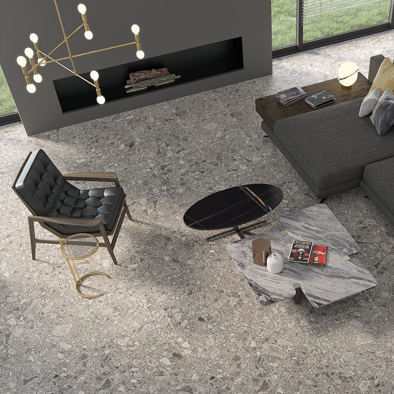 Piso Rusty Fd Gris 55X55 1.49Mt (precio por metro)