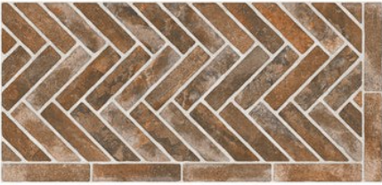 Piso Classic Brick Fd Rojo 45x90 1.62mt (precio por metro)