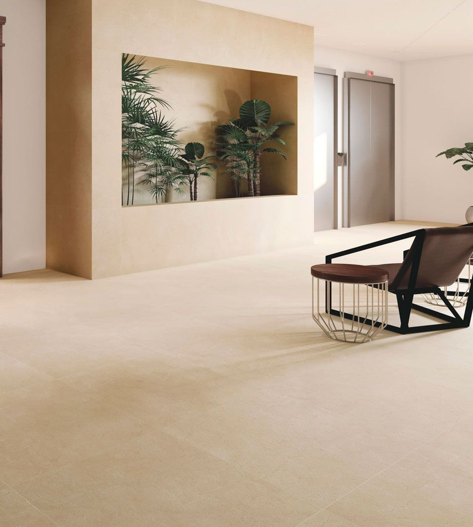 Piso Marfil Clasico Fd Crema Mate 60X60 Lmarfil1T06(Precio Por Metro)