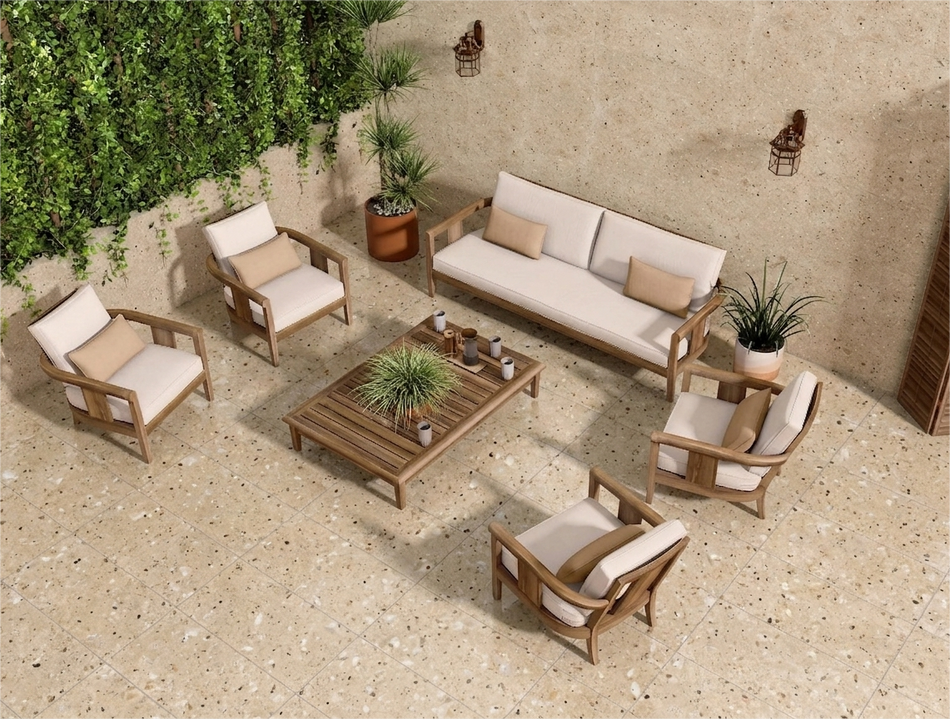 Piso Cantera Quarry Fd Beige 45x90 Lquanue19ae (precio por caja)