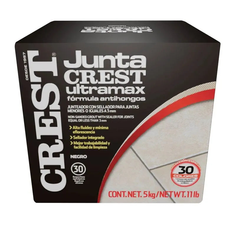 Juntacrest Ultramax Negro 5 Kg Pr2210