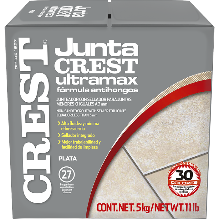 Juntacrest Ultramax Plata 5 Kg Pr2211