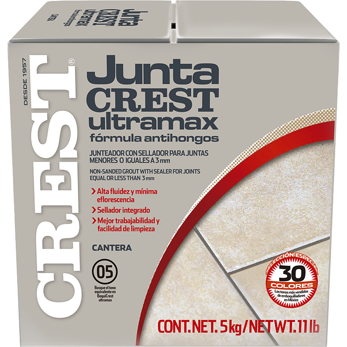 Juntacrest Ultramax Cantera 5 Kg Pr2219
