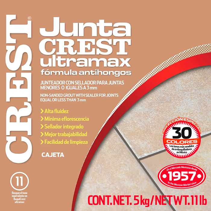 Juntacrest Ultramax Cajeta 5 Kg Pr2223