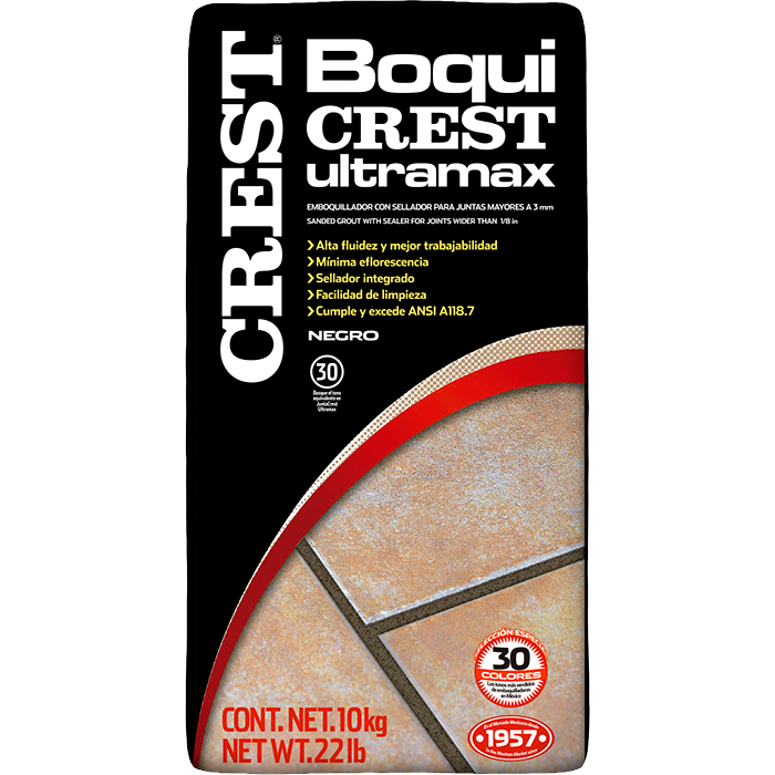 Boquicrest Ultramax Negro 10 Kg Pr2250