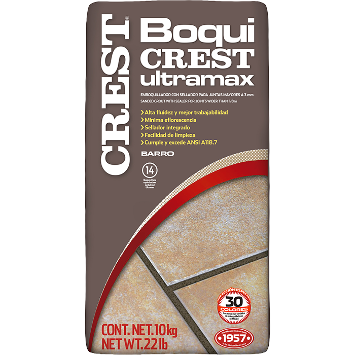 Boquicrest Barro Ultramax 10 Kg Pr2253