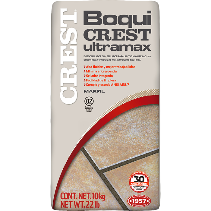 Boquicrest Ultramax Marfil 10 Kg Pr2259