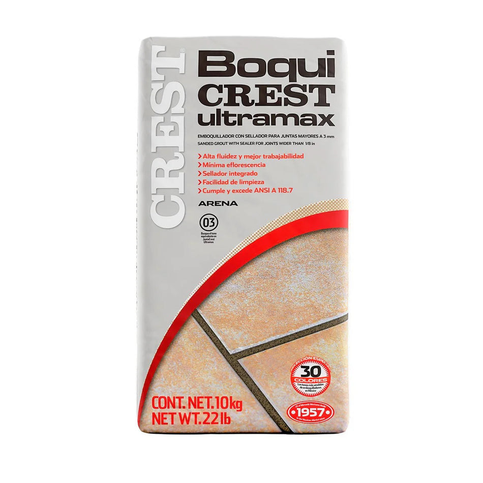 Boquilla Boquicrest Ultramax con Arena Color Arena 10 kg PR2269