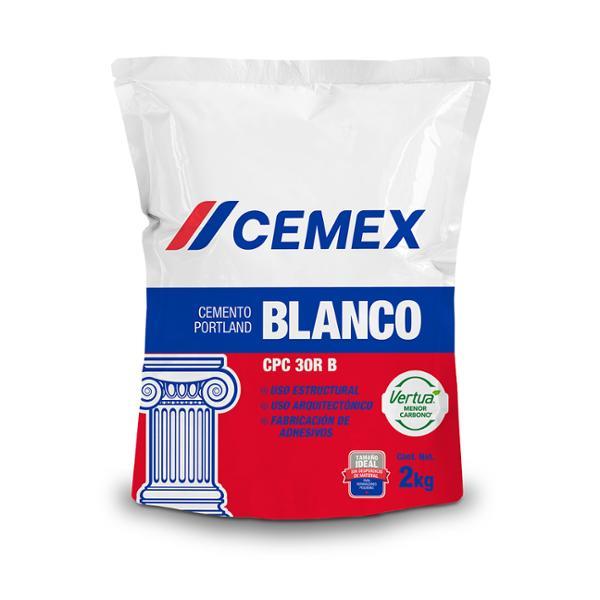 Cemento Blanco 2 Kg Saco Cemex Pr4001