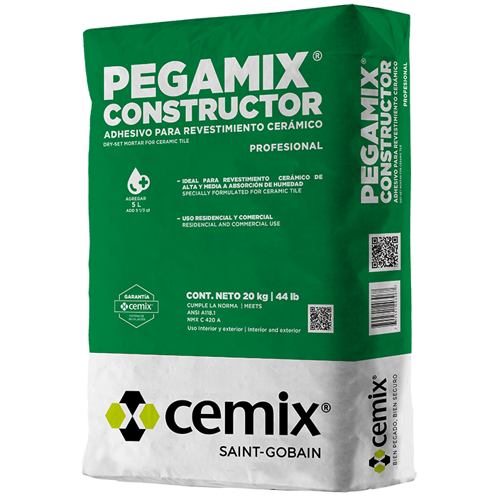 Adhesivo Blanco Pegamix Constru 20 Kg Pr40031