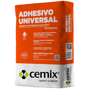 Adhesivo Universal Blanco 20 Kg Cemix Pr40034