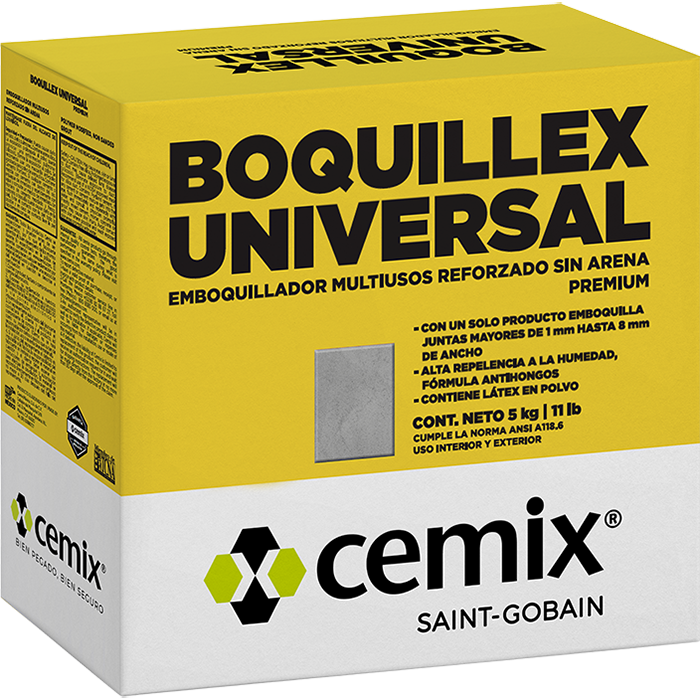 Boquillex Universal Sin Arena Plata Sellador 5Kg Pr40051