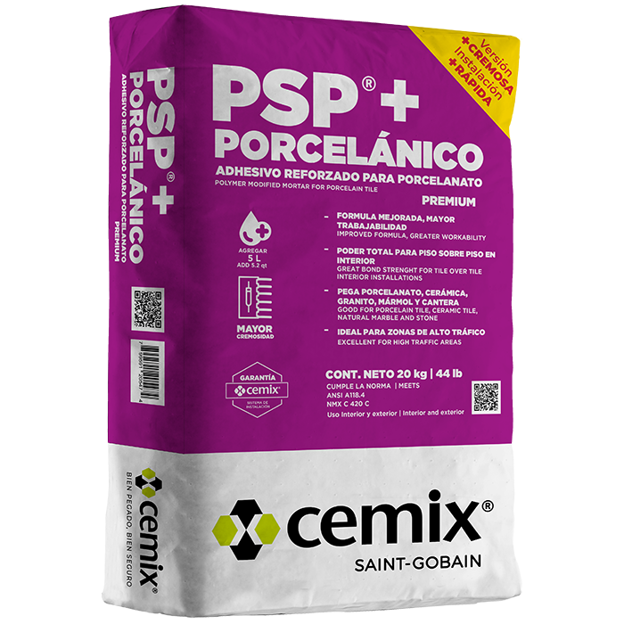 Pegazulejo Cemix Psp 20 Kg Pr4012