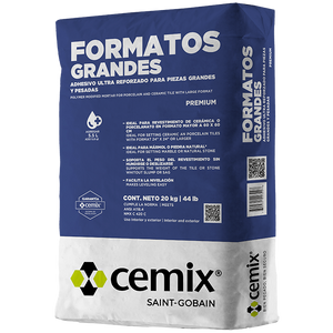 Pegazulejo Grandes Formatos 20 Kg Pr4195