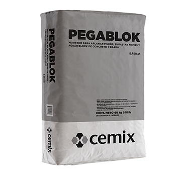 Pegablock 40 Kg, Modelo 30468, Cemix