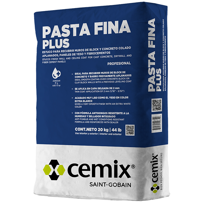 Pasta Fina Plus 20 Kg Pr4504