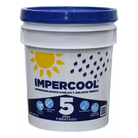Impercool 5 Años Fibratado 19 Lts Pr4519
