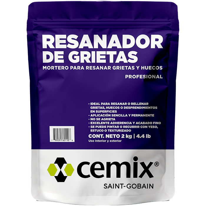 Resanador de Grietas y Fisuras Cubeta de 2 kg
