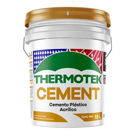 THERMOTEK CEMENT — Resanador y sellador acílíco pastoso blanco galón 3.8 L