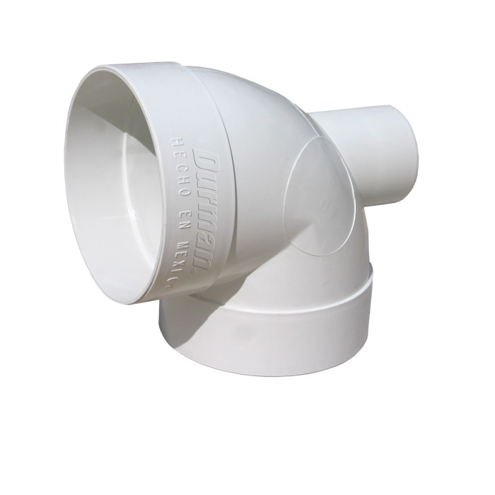 Codo Sanitario 90 Grados 100Mm Con Salida 50Mm Lateral Izquierda Pt5014