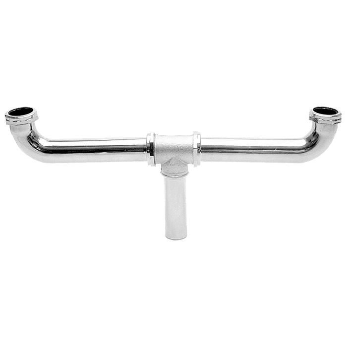 Salida Central De Latón Para Tarja Doble Modelo 11-E Pt5363