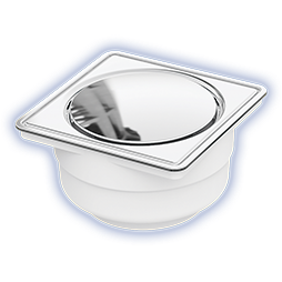 Coladera Universal Cuadrada Push Con Check Antiolores Fleximatic 2248