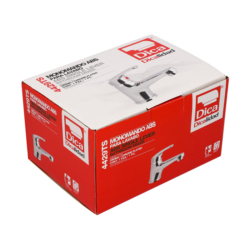 Monomando Abs Ecológico Para Lavabo 4429Ts Acabado Cromado Pv0581