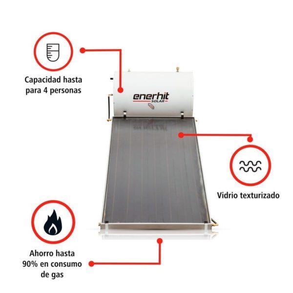 Calentador Solar Iusa Enerhit 150L Vidrio Texturizado Pv1431