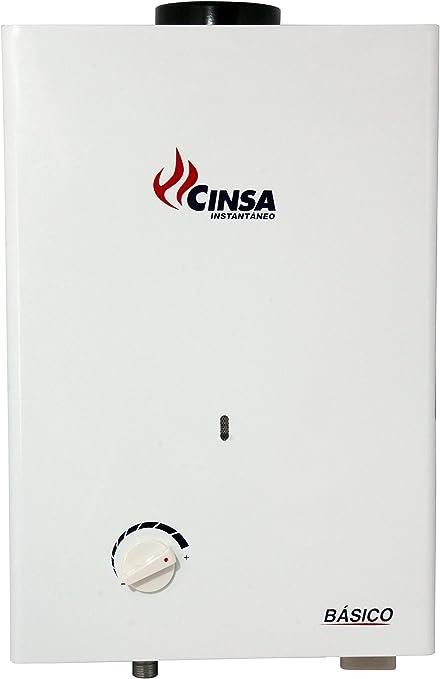 Calentador Instantáneo Cinsa Básico Gas Lp 6L Pv1927