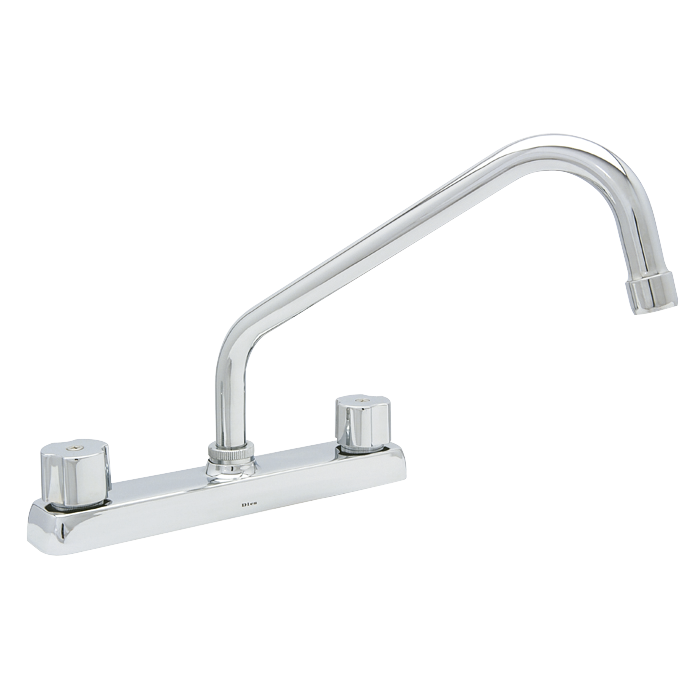 Mezcladora Dica Para Fregadero De Piso Con Maneral Acabado Cromado Pv20623