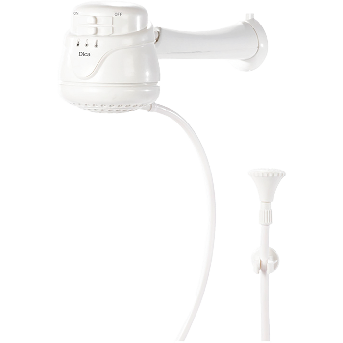 Regadera Eléctrica De Tres Temp C/Bzo Chap Y Regadera D/Mano 4530El Blanco