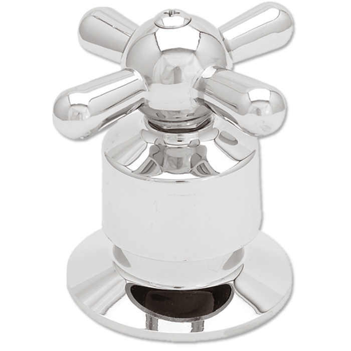 Maneral Cruz Grande Para Mezcladora, Modelo Cng, Línea Niza, Acabado Cromo, Urrea