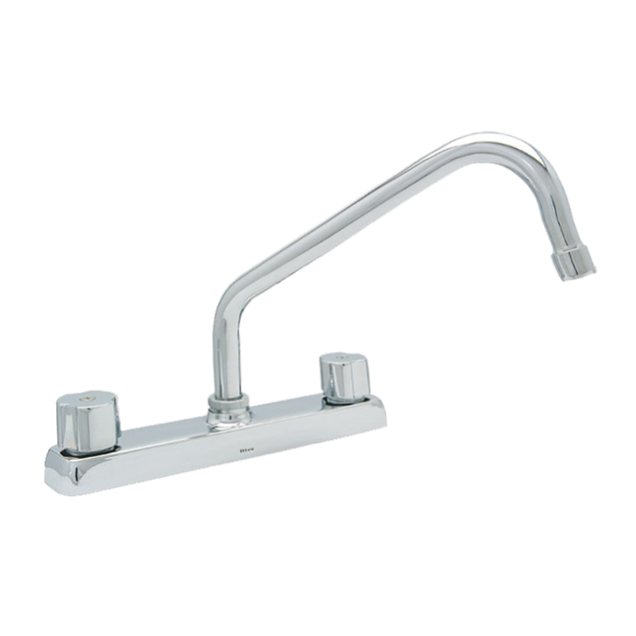 Mezcladora Para Fregadero Con Manerales, Modelo 4317, Acabado Cromo, Dica