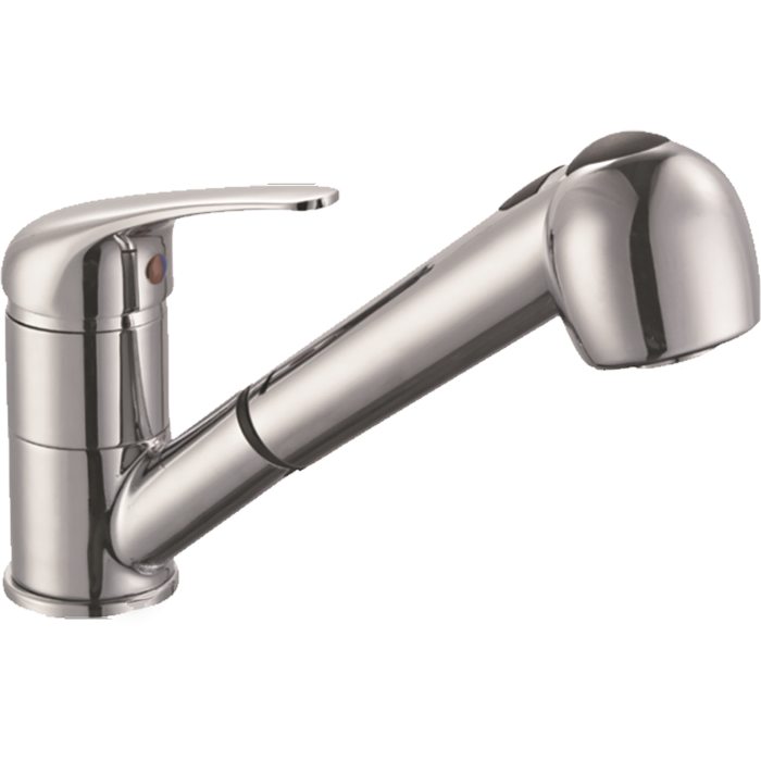 Monomando P/Fregadero Retractil Cromo Km-B011