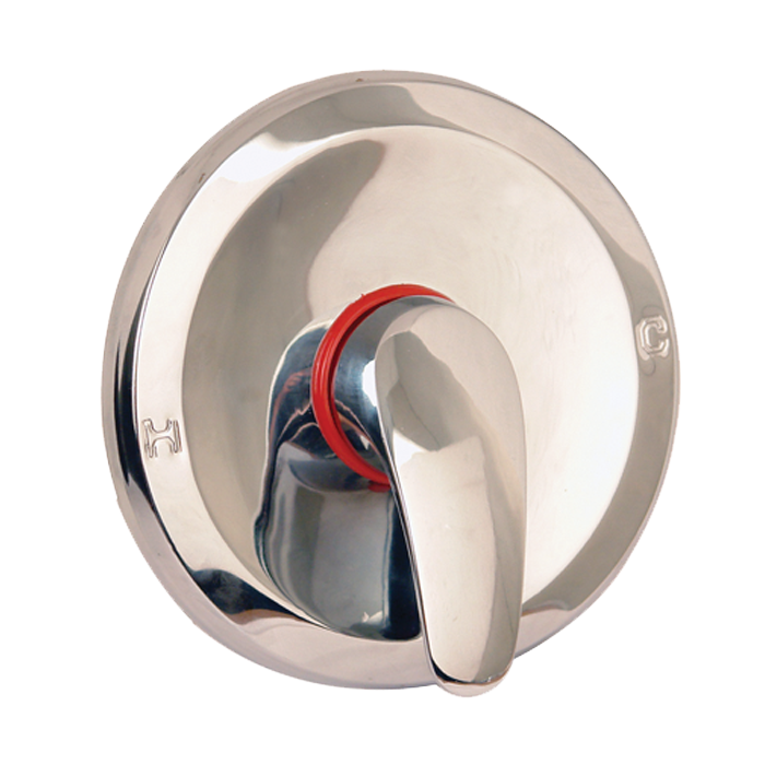 Monomando Para Empotrar Conexión 1/2 Acabado En Cromo 34Mq Rugo Pv6031