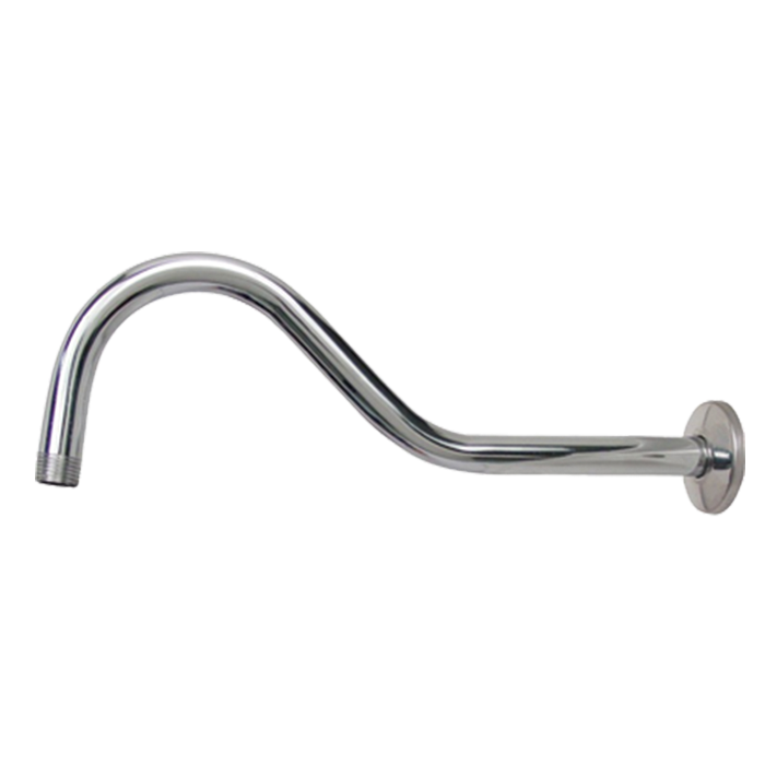 Brazo Largo Para Regadera 39 Cm Acabado En Cromo 45Bf Rugo Pv6035