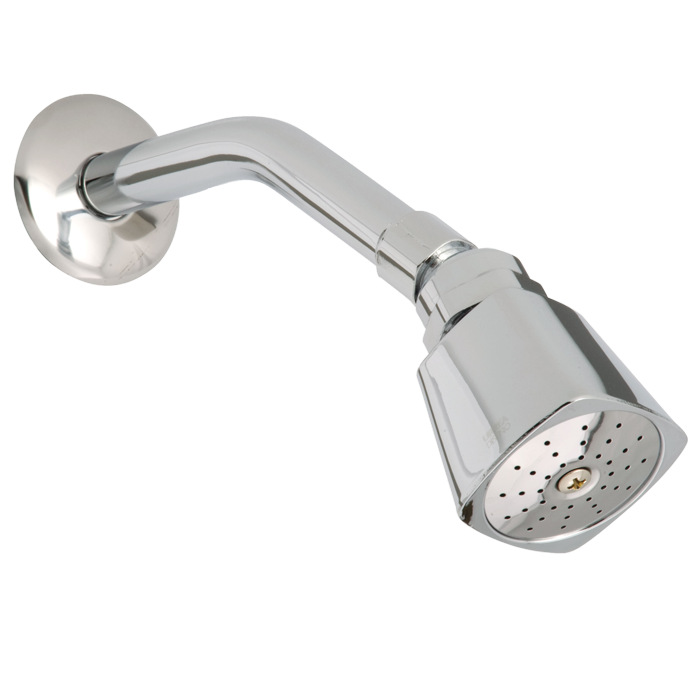 Regadera Económica Con Brazo Y Chapetón, Modelo 3001B, Acabado Cromo, Urrea