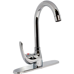 Mezcladora Monomando Para Fregadero Con Chapeton De Laton 104Fm